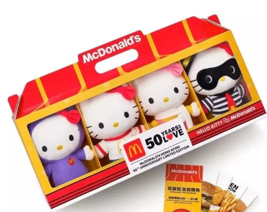 McDonald’s x Hello Kitty limited Plush Set Collection