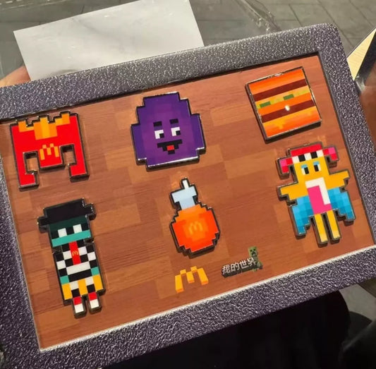 McDonald’s x Minecraft Pin Set